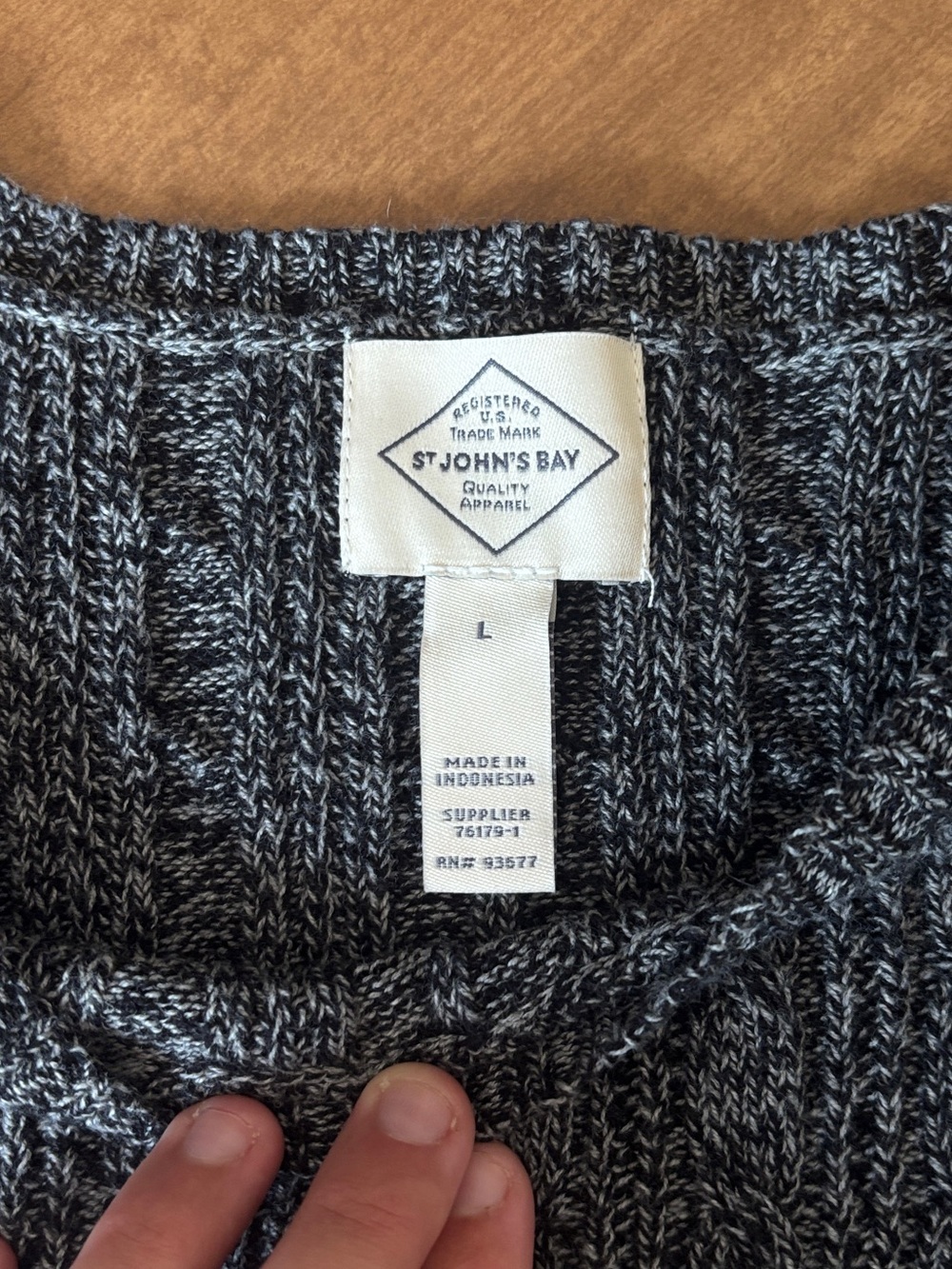 St. John's Bay Crew Neck Sweater - Picture 3 of 4